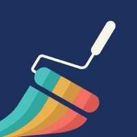 Groovy Hues Peace Love Paint Powerwash Logo