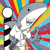 Sharkey’s Cuts for Kids Logo