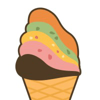 Original Rainbow Cone Logo