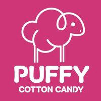 Puffy Cotton Candy Logo